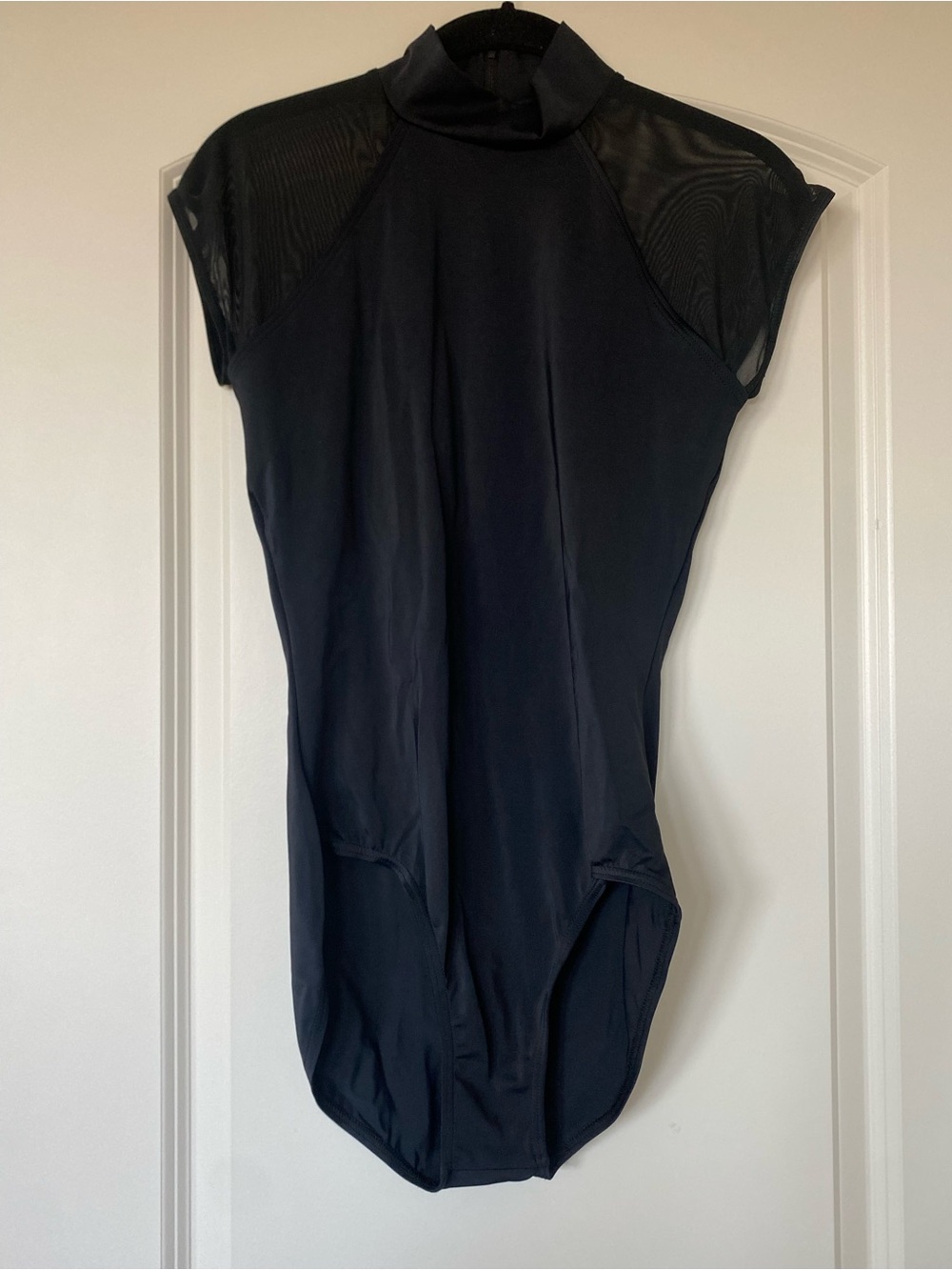 Balera Short Sleeve Black Leotard Medium
